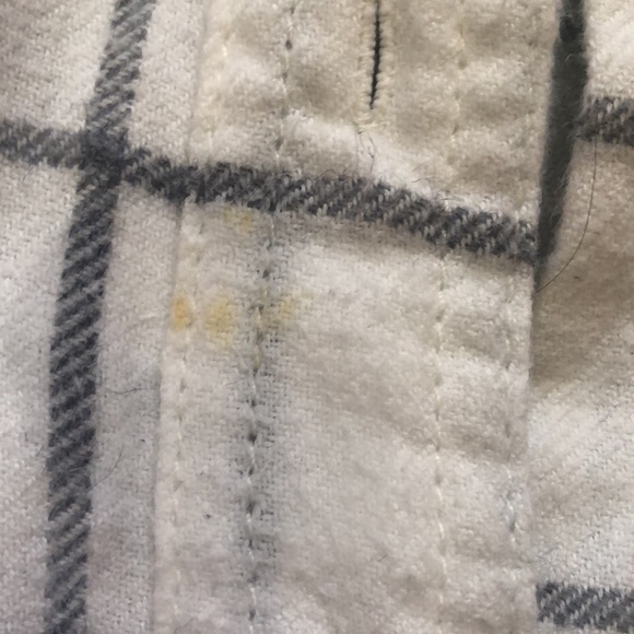 Donated - Madewell flannel oversized ex-boyfriend shirt in windowpane - Picture 4 of 6